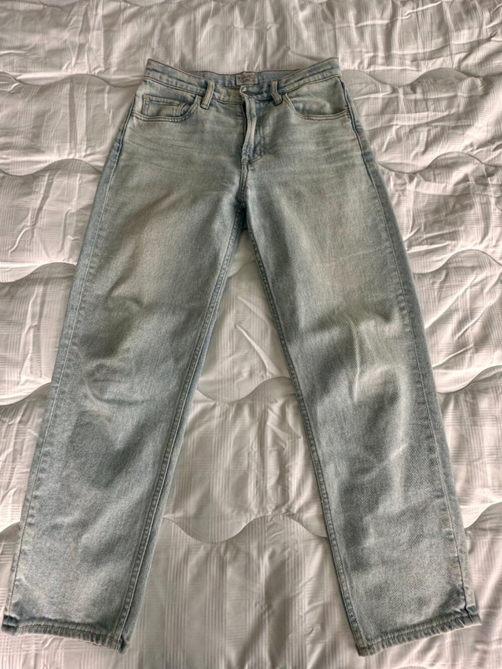 Faherty Organic Cotton Slim Straight Ankle Denim